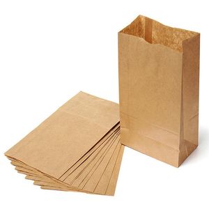 Подарочная упаковка шт Крафт бумажный мешок сумки упаковки печенье конфеты пищевые продукты печенье хлебопекарное выпечки перерабатывают высадка сухой