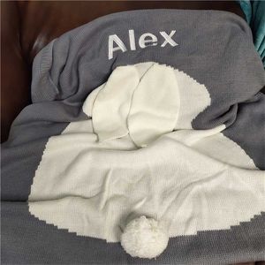 Baby Blanketsが生まれ生まれたかわいいウサギの耳の毛布の柔らかい暖かいニットスワッドルキッズバスタオル幼児寝具211105