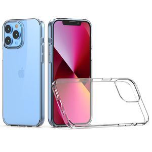 Phone Cases For iPhone SE 2022 13 12 11 pro max 7/8 plus xr xs Galaxy A03 CORE A33 A53 A12 A52 A72 A32 A23 A73 A13 5G 4G Transparent clear 1.5MM tpu acrylic