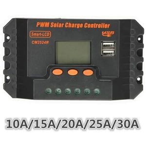 LCD 10 / 15/20 / 25/30A 12V / 24 V PWM Regulator regulatora paneli Solar - 10a