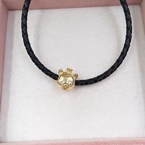 925 prata esterlina corrente jóias fazendo suprimentos kit pandora brilhante tigre encantos pulseira de ouro para mulheres homens bebês corrente contas colar conjuntos pingente 768594c01