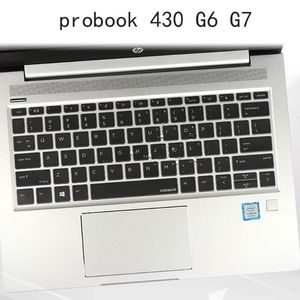 Klavye Kapakları Dizüstü Silikon Cilt Kapak Probook 430 G6 G7 13.3 inç 2021 Temizle Yumuşak Film Anti-Toz Su Geçirmez Şeffaf TPU