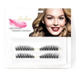 Hurtownie segmentowane dramatyczne rzęsy DIY Pamiętaj objętości wentylatory Wiązki do rozszerzenia 3D Fluffy Mink Lashes Makijaż Narzędzia