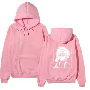 2020 Yeni Anime Hunter X Hunter Killua Leorio Kurapika Gon Hisoka Kazak Hoodie Streetswear Tops Moda Hoodie Erkekler Y0816