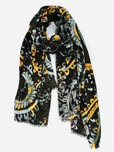 Hoeden, sjaals handschoenen sets 2021 herfst en winter plaid sjaal mode trend dames sjaal warm katoen lange vrouw