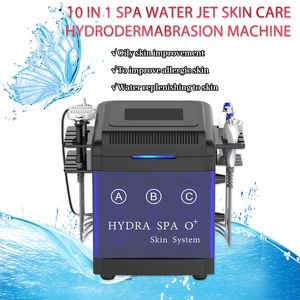 10 em 1 microdermoabrasão Hydra Oxygen Jet Cuidados com a pele facial e a máquina de beleza do rejuvenescimento da pele