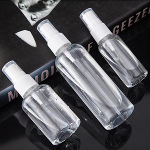 30 50 100ml Refillable Bottles Travel Transparent Plastic Perfume Bottle Atomizer Empty Small Spray toxic free and safe