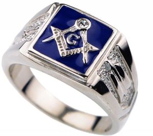 Wholesale vintage masonic jewelry for sale - Group buy Wedding Rings Vintage Men Alloy Masonic Ring Fashion Jewelry Anniversary Christmas Party Gift Accessories