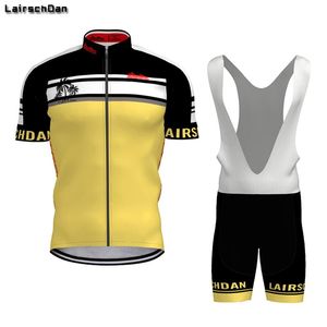 Tävlingssatser Lairschdan Summer Cycling Jersey 9D Set Mtb Uniform Bicycle Clothing Snabbt torra cykelkläder Mens Korta Maillot Culotte Suit