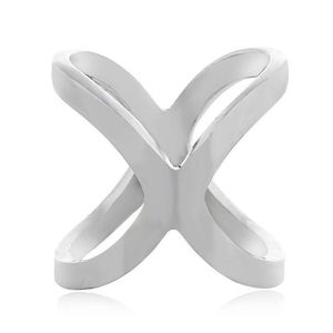 Pins, broscher Kvinnors Eleganta X Shape Silk Scarf Clip Ring Scarves Spännehållare för bröllopsfest