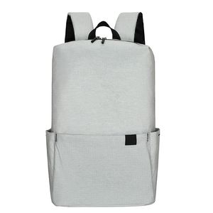 3pcs Backpack Women Nylon Plain Large Capacity Sport Travel School Bags Mix Color