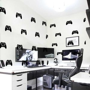 40 PCS Game Switch Controller Xbox Etiqueta de la pared Gaming Eat Sleep Game Zone Ps4 Calcomanía Habitación Vinilo 210705