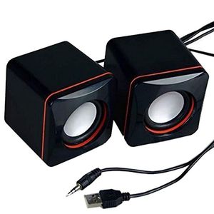 Mini portátil USB Wired Desktop PC Speaker Music Player Loudspeaker 3.5mm Multimedia Speakers para tablet computador notebook