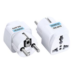 Au oss till EU DE FR AC Europe Power Plug Converter Travel Charger Adapter Outlet Convertor Socket 1000PCS / Lot