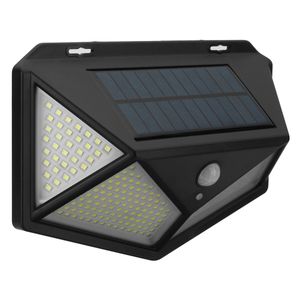 LED Solar Gatuvägglampa PIR Rörelsesensor Utomhuslampa IP65 - Utan