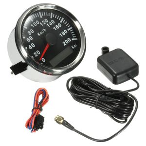 200 km / h GPS Speedometer Wodoodporne Wskaźniki Cyfrowe Motocykl Samochodowy Nierdzewny