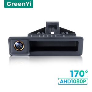 Câmeras de estacionamento de câmeras com vista traseira do carro Greenyi 1080p HD 170 ° Câmera para 3 séries 5 x5 x1 x6 e82 E84 E88 E90 E91 E92 E93 E60 Visão noturna