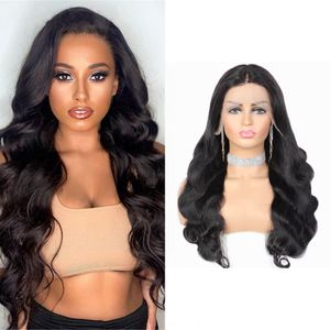 Mongolian Body Wave Lace Front Human Hair Wigs 13x4x1 T Part Wig 8-26 inch Bleached Knots