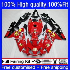 Injection Fairings For Aprilia RS-125 RS4 RSV 125 RS 125 Glossy red RR 125RR RSV-125 8No.23 RSV125 RS125 R 06 07 08 09 10 11 RSV125RR 2006 2007 2008 2009 2010 2011 OEM Body