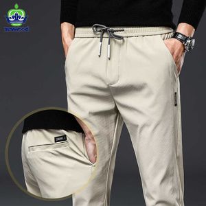 Jeywood Brand Autumn Men's Casual Pants Slim Pant Straight Trousers Male Fashion Stretch Khaki Jogging Sweatpants Plus Size 38 211013