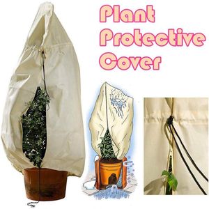 Pots de jardinières, housse de Protection pour plantes, Non tissé, pour arbres, arbustes, conteneur chaud contre le gel, sac de culture d'hiver, forte Protection des légumes de jardin