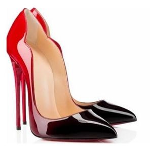Красные моды женские насосы женские нижние ботинки бренда высокие каблуки каблуки насосы обувь для женщин сексуальная вечеринка свадебная обувь женщина высокие каблуки