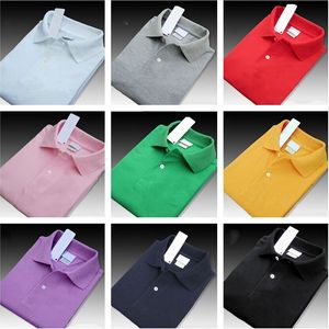 Yüksek Kaliteli Marka Tasarımcısı Yaz Polo Gömlek Tops Küçük At Timsah Nakış Lüks Erkek Polos Gömlek Moda T-Shirt Erkekler Kadınlar Sokak Rahat Top Tee C4