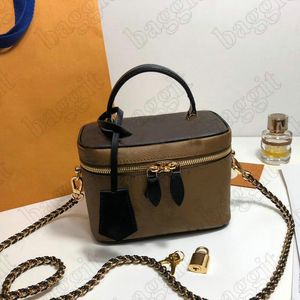 10A L Bag Drawstring Game On VANITY PM Bag Monograms Borsa a tracolla in pelle con tracolla Casual Designer Borse cosmetiche M45165 Lock Handbag