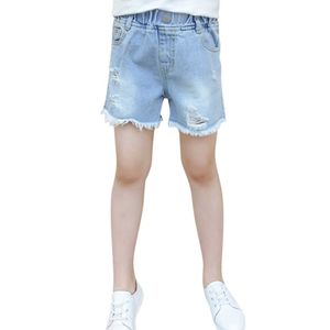 Jeans For Girls Hole Girl Child Ripped Casual Kid's Summer Children's Clothes 6 8 10 12 14 210528