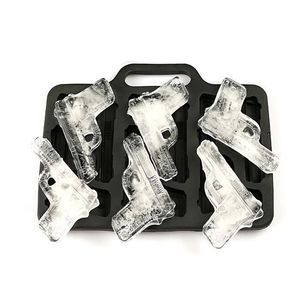 Ice Buckets And Coolers Creative Handgun Bullet Ice Cube Trays Pistol Bullets Maker Molds for Whiskey Cocktails Ices Cubes Chocolates Jello Shots WH0420