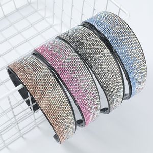 2021 primavera moda resina incrustada strass acrílico headbands simples temperamento senhoras headband acessórios de cabelo