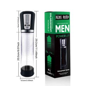 Pump Toys enlarge penis pump enlargement device extender vacuum for men male masturbator dick erection 1125