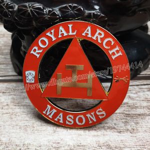 メーソニック車のバッジエンブレムMason Freemason BCM14 Royal Arch Masons絶妙なペイントテクニックパーソナリティの装飾