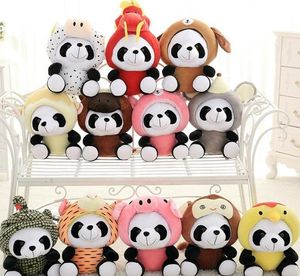 Barn söt panda plysch leksaker märke fyllda djur docka cm Models barn födelsedag kreativa gåvor