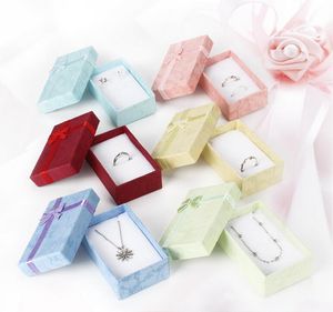 5 * 8 * 2,5cm Smycken Boxar för Charms Pärlor Presentförpackning Papper Förpackning För Hängen Halsband Örhängen Ringar Armband Jewellry