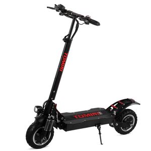 Dual Motor Off-road Electric Scooter Adults 75KM/H 18A Battery Trotinette électrique 10" Wheel Folding EScooter EU USA Stock