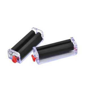 70mm Transparent Plastic Tobacco Rollers Smoking Cigarette Rolling Machine Roller Hand Muller Smoke Products Wholesale