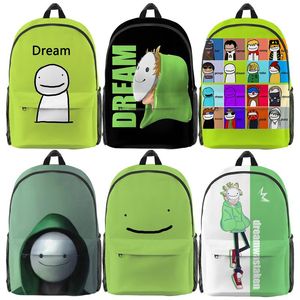 Plecak Kids Dream Merch 3D Plecaki Plecaki Uczniowie SMP Schoolbags Boys Girls Cartoon Plecak Dorosłych Bagpack Children Bookbags