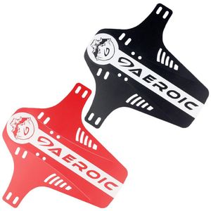 Parafango colorato per bicicletta da strada per mountain bike da 3 pezzi, rosso nero, adatto per accessori per parti di forcelle anteriori