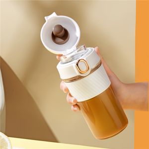 420ml su şişesi popüler kız açık spor seyahat benim içkim taşınabilir sızdırmaz plastik süt meyve spor salonu şişeleri kahve