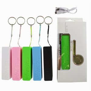 Wholesale rohs phone charger for sale - Group buy Customized Logo Mobile Phone Charger Mini Portable Keychain mAh RoHs Perfume Real Capacity Power Bank