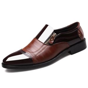 Business Luxury Classic Buty Oxford Buty Mężczyźni oddychający skórzany guma formalna sukienka męska biurowa impreza ślub