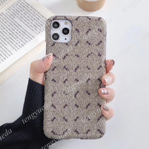 Top Fashion Phone Cases for iphone 11 12 13 pro max 7 8 plus XS XR Xsmax High Quality Leather Hard Shell Designer Cellphone Cover with Samsung Note20 Note10 S21 S22 ultra
