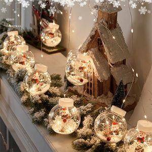 Party Decoration LED Curtain String Light Ball Christmas Year 2022 Wishing Lights Window Decor Navidad Tree