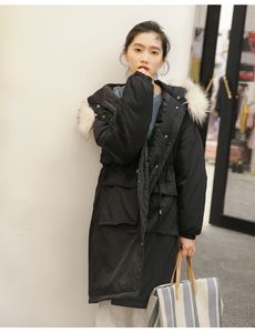 Продажа ограниченного количества приходит первым подается женщинам зимний с капюшоном теплое пальто плюс размер негабаритных хлопковых мягких пиджак женский 210417
