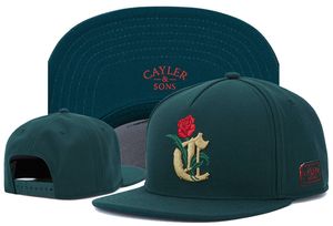 Cayler Sons deri kamuflaj metal logosu Beyzbol Kapaklar Hip Hop Şapka Açık Gorras HipHop erkek adam Kemik Ayarlanabilir Snapback Hats121
