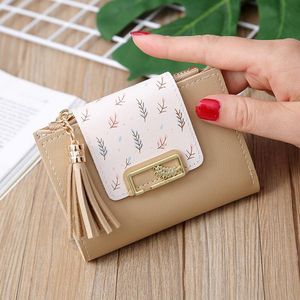Wholesale trend women wallet for sale - Group buy Wallets Women s Wallet Cute Student Tassel Pendant Trend Small Fashion PU Coin Purse Women Ladies Card Bag For