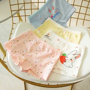 4pcs Kids Underwears for Girls Cotton Printed Sweet Baby Students Underpant Teen Girl Panties Boxers Briefs Comfortable Thong 211122