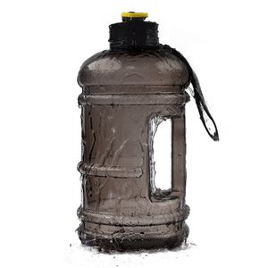 Mode Sport Vattenflaskor Enkel Direkt Drinkvatten Portabel PETG Plastflaska För Vuxen Resor Stor kapacitetskopp