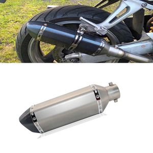 35-51mm Motorcycle Scooter ATV Exhaust System Muffler Pipe Escape Motobike Exhausts Silencer For Honda CBR250 CB400 YZF FZ400 Z750 NINJA TMAX530 Moto Accessory